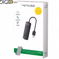 هاب USB2.0 و رم ریدر وگیگ مدل V-C303
