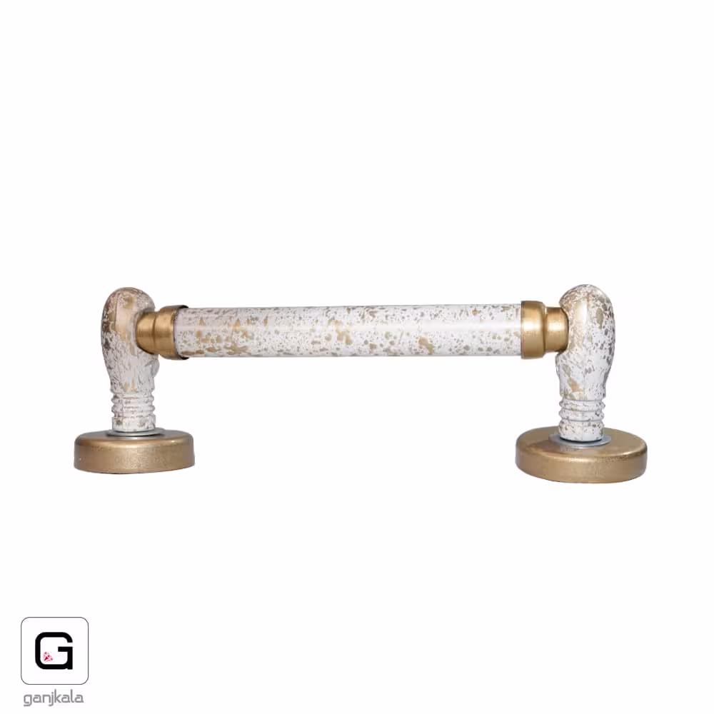 دستگیره حیاطی دو پیچ زرین