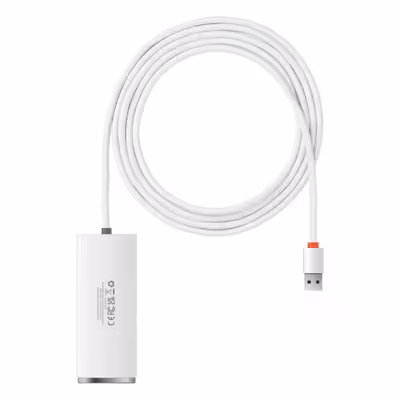 هاب 4 پورت usb3 باسئوس مدل Lite Series -WKQX03020 2M