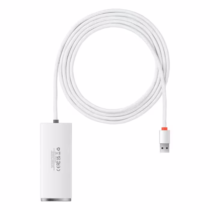 هاب 4 پورت usb3 باسئوس مدل Lite Series -WKQX03020 2M