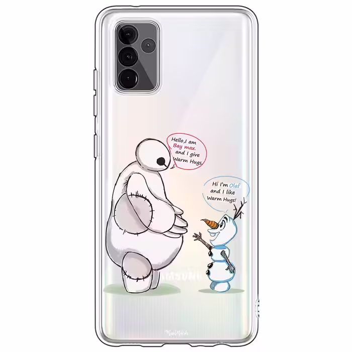 کاور طرح Olaf &amp; Baymax مناسب برای گوشی موبایل سامسونگ Galaxy A02S 
