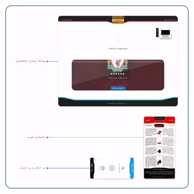 برچسب پوششی ماهوت مدل Liverpool مناسب برای تبلت مایکروسافت Surface Pro 2 2013
