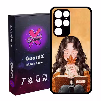 کاور گارد ایکس طرح Girl مدل Glass10223 مناسب برای گوشی موبایل سامسونگ Galaxy S22 Ultra