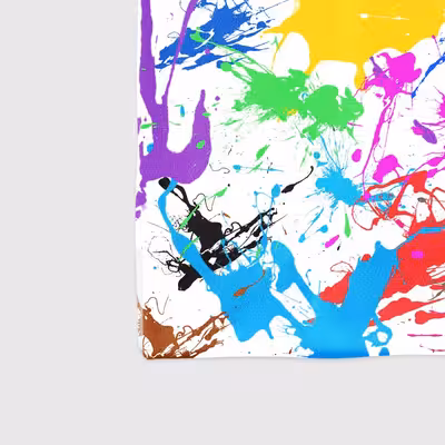 دستمال سر و گردن هاماگراف مدل آبرنگ و نقاشی