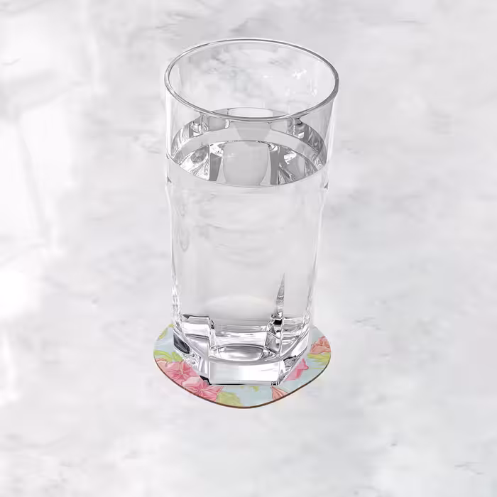 زیر لیوانی ترمه طراحان ایده مدل گلهای کد cfp070