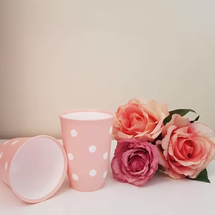 لیوان مدل خالدار بسته 6 عددی 