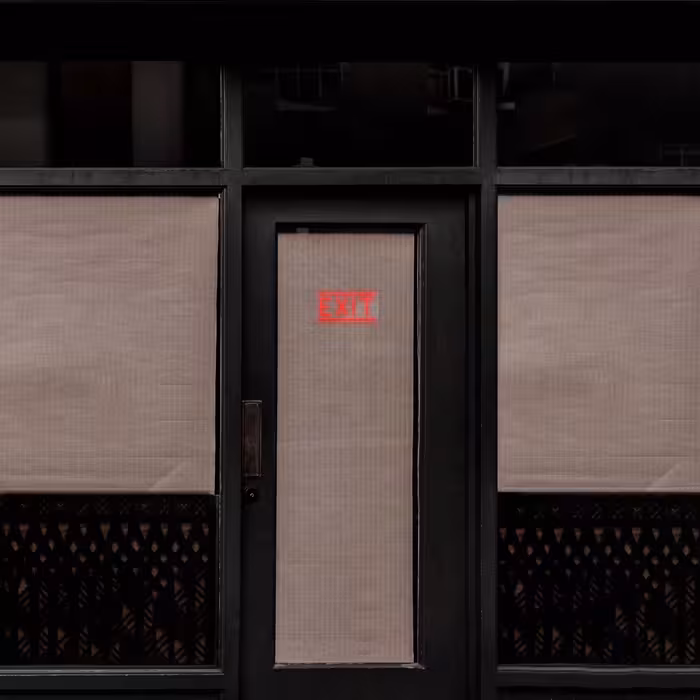 چراغ دیواری نئون دیزاین طرح Exit