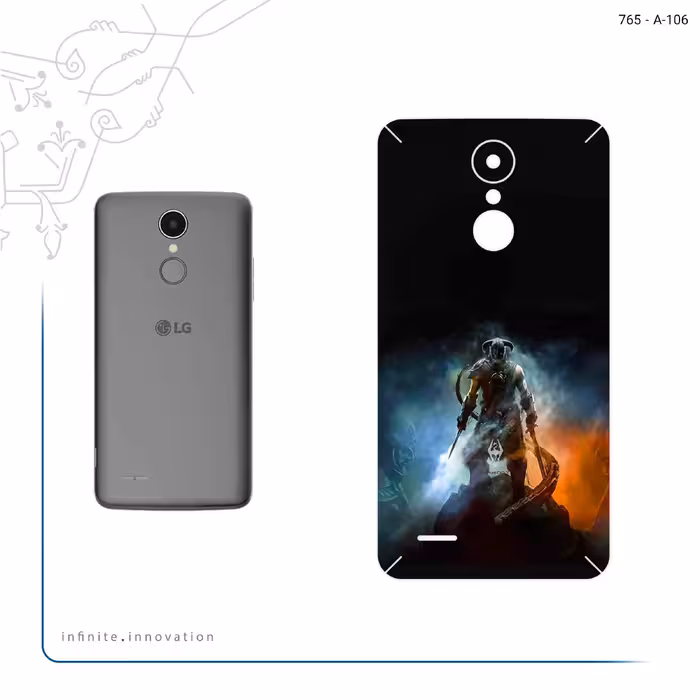 برچسب پوششی ماهوت مدل Skyrim Game Series مناسب برای گوشی موبایل ال جی K8 2017