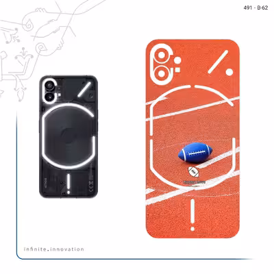 برچسب پوششی ماهوت مدل Rugby football مناسب برای گوشی موبایل ناتینگ Phone 1