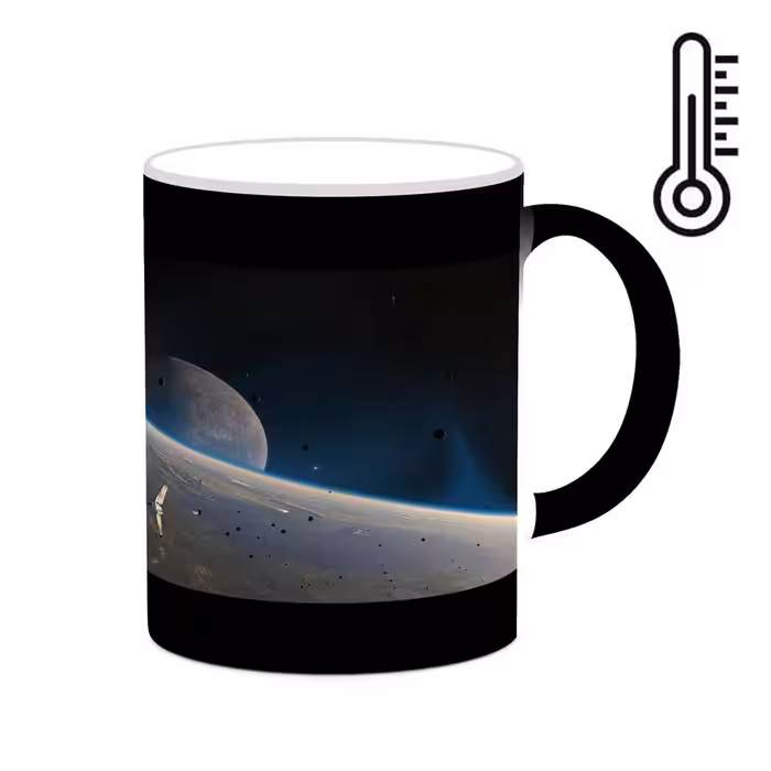 ماگ حرارتی کاکتی طرح فضا و کهکشان مدل mgh19914