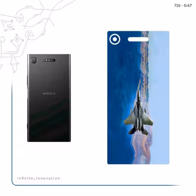 برچسب پوششی ماهوت مدل Fighter plane F15 مناسب برای گوشی موبایل سونی Xperia XZ1