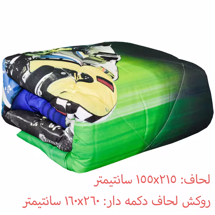 سرویس خواب کوپن مدل رنفورس طرح Racing یک نفره 5 تکه