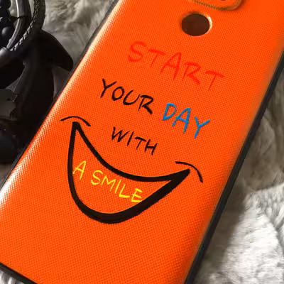 کاور طرح Start Your Day With A Smile کد S4046 مناسب برای گوشی موبایل شیائومی Redmi Note 9