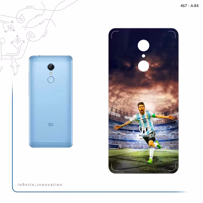 برچسب پوششی ماهوت مدل Lionel Messi 2 مناسب برای گوشی موبایل شیائومی REDMI 5