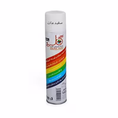 اسپری رنگ سفید مات گلریز کد 300 حجم 300 میلی لیتر