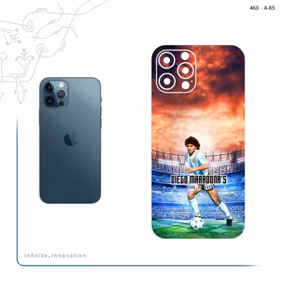برچسب پوششی ماهوت مدل Diego Maradona مناسب برای گوشی موبایل اپل iPhone 12 Pro Max