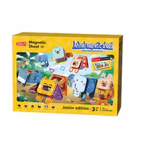 اسباب بازی کاشی های مغناطیسی حیوانات 30 تکه فیلو FEELO کد FL1504