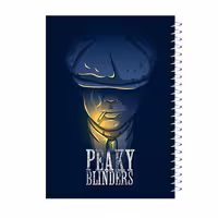 دفتر یادداشت 80 برگ طرح Peaky Blinders کد 607