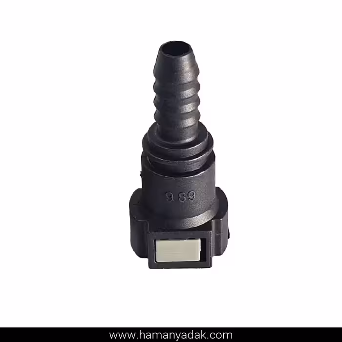 سوکت صافی بنزین سمند EF7 طوسی سرصاف برند  BBZ (کد 108)