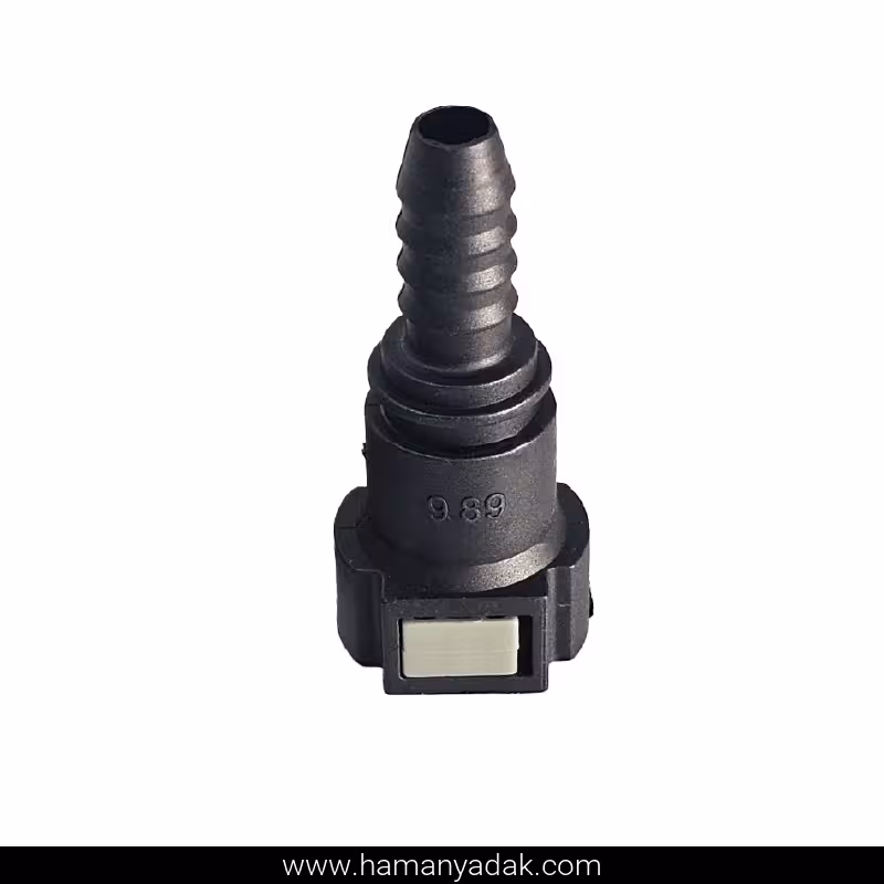 سوکت صافی بنزین سمند EF7 طوسی سرصاف برند  BBZ (کد 108)