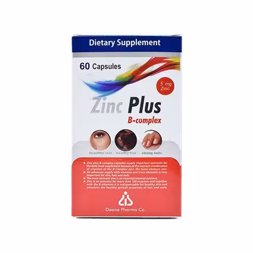 کپسول زینک پلاس 5 میلی گرم دانا