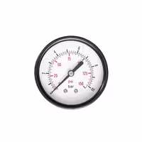گیج فشار صفحه 10 سانت خشک 10 بار تابلویی