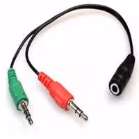 تبدیل1به2هدست جک3/5میلیمتر