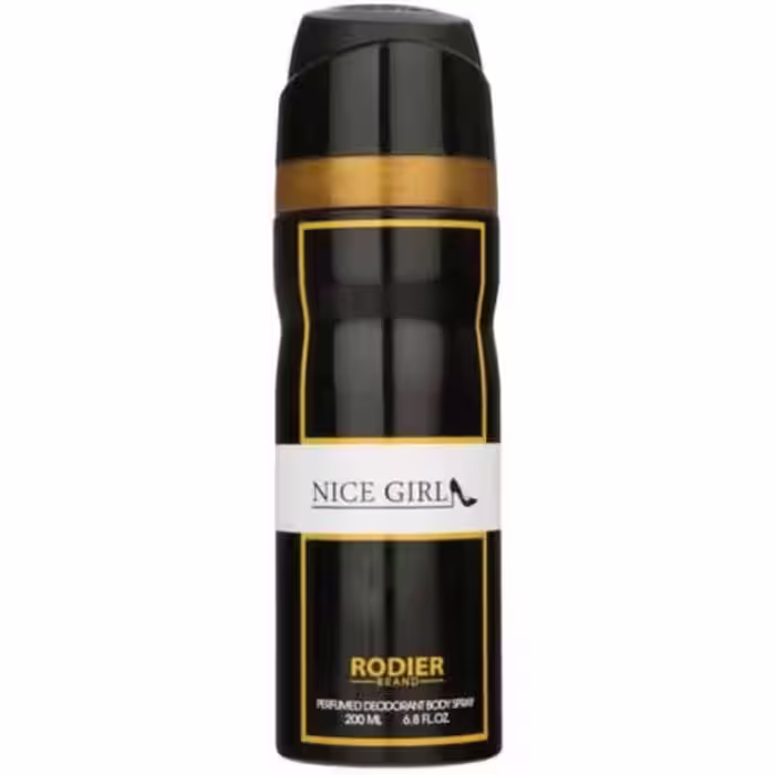اسپری بدن زنانه رودیر گودگرل مدل Nice Girl حجم 200 میلی لیتر