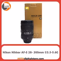 لنز نیکون Nikkor AF-S 28- 300mm f/3.5-5.6G به همراه هود