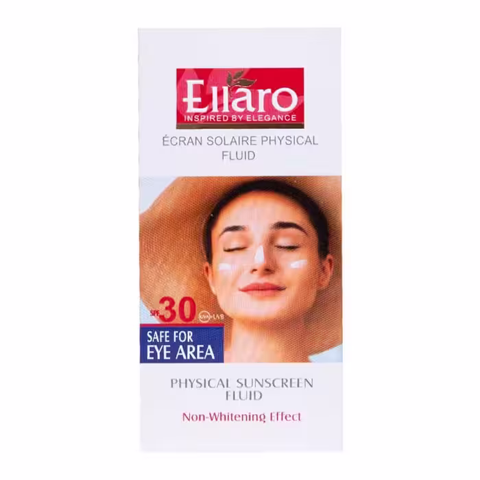 فلوئید ضد آفتاب فیزیکال SPF30 الارو مناسب پوست حساس (50 میل)