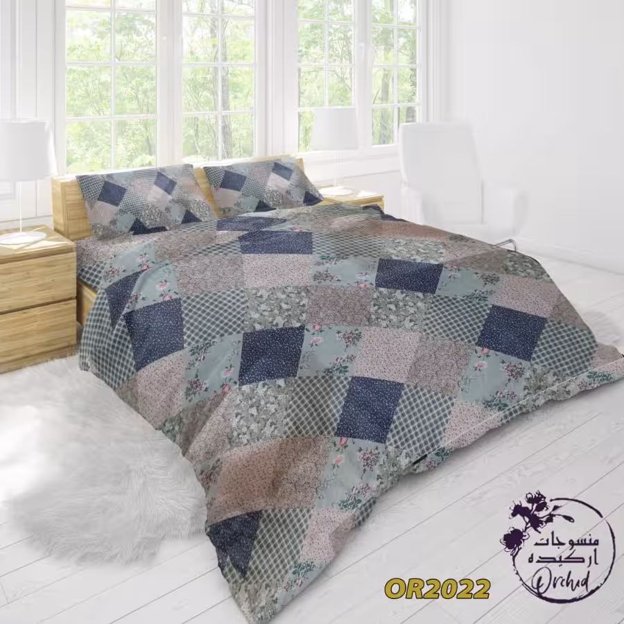 روتختی دونفره پارچه خارجی 60%پلی استر40%پنبه OR2022