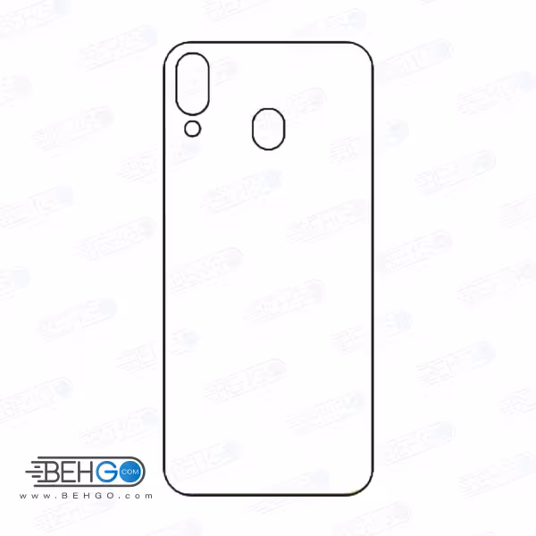 برچسب پشت ام 20 سامسونگ محافظ پشت رنگی و اکلیلی گوشی Samsung Galaxy M20 Back Protector