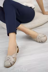 کفش روزمره زنانه چرم اصل ترک - 8302