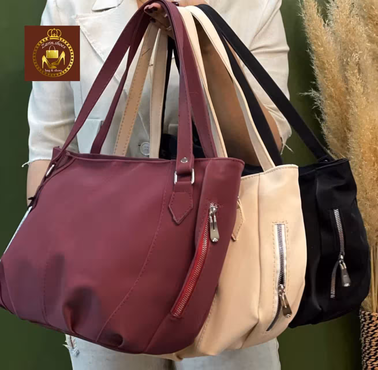 کیف بزرگ دوشی دستی زنانه بگ ساک