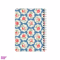 دفترچه یادداشت ۸۰ برگ بامبیلیپ مدل چوبی طرح گل گلی کد 3038582