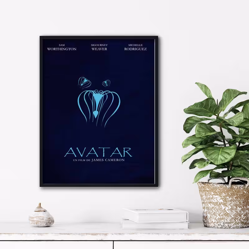 تابلو دنیای قاب طرح پوستر فیلم avatar مدل ATm414 | دنیای قاب