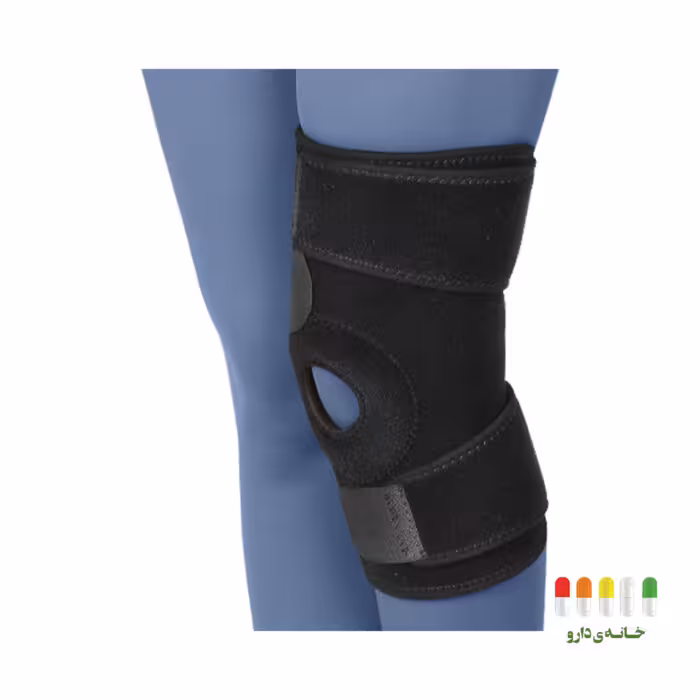 زانو بند نئوپرن چهار فنره طب و صنعت
