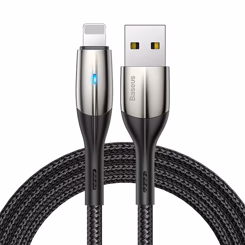 کابل USB به لایتنینگ برند بیسوس مدل Horizontal به طول یک متر