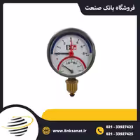 ترمومتر مانومتر FG چین عمودی صفحه 8 سانتی متر 120 درجه