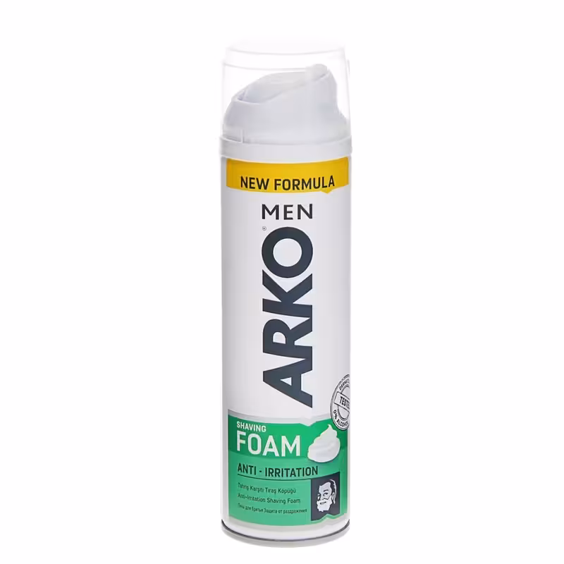 فوم اصلاح آرکو مدل anti irritation حجم 200 میلی لیتر