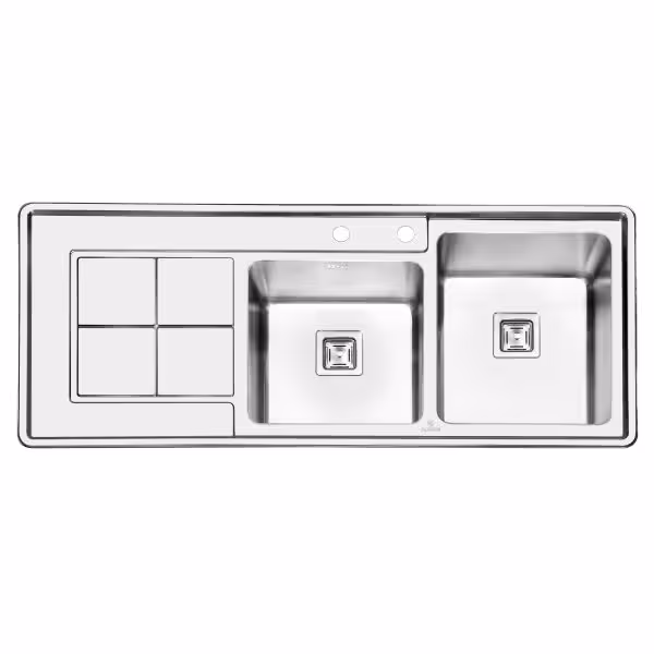 سینک ظرفشویی فانتزی توکار پرنیان استیل مدل PS 1213