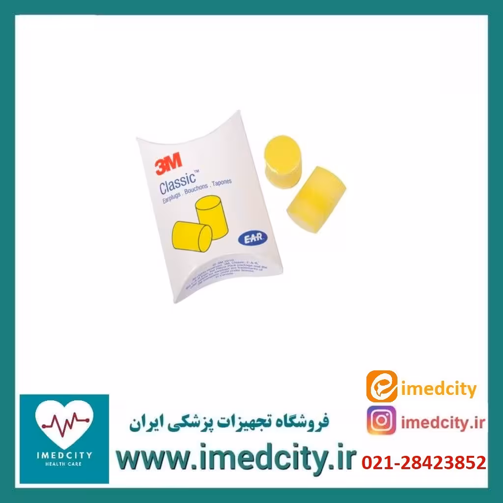 صداگیر گوش اسفنجی 3M بسته دو عددی