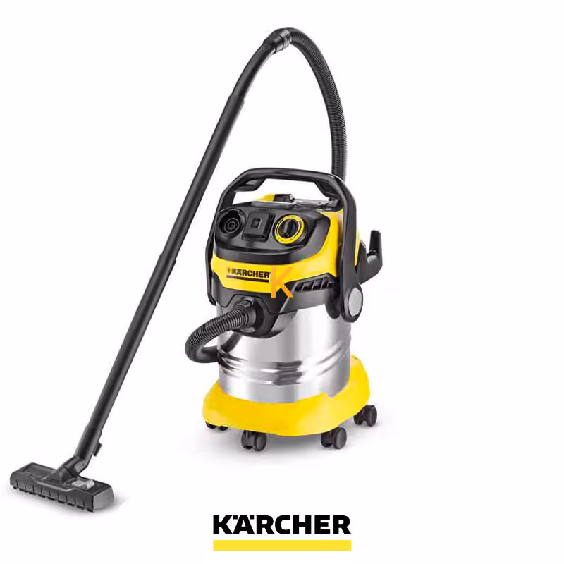 جارو برقی صنعتی آب و خاک مدل WD 5 P Premium کارچر