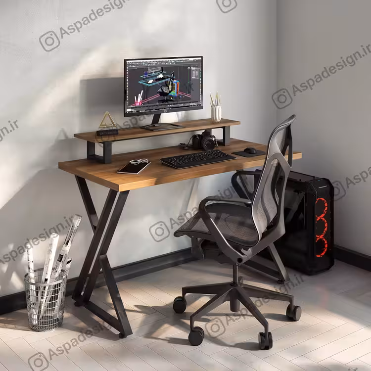 میز کامپیوتر آسپا کد F-104