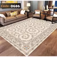 روفرشی 12متری کشدار  کد 0686 کرم