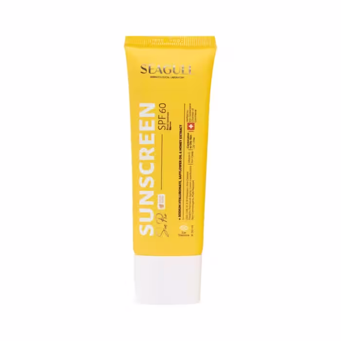 کرم ضد آفتاب رنگی SPF60 فاقد چربی برنزه سی گل