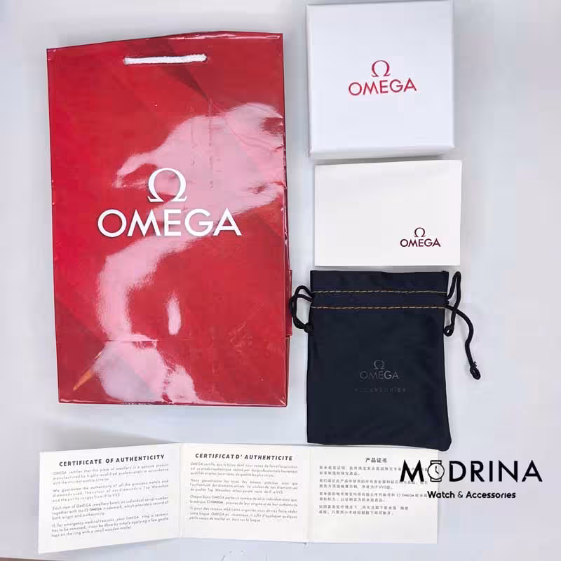 جعبه اصلی دستبند امگا ( پک اصلی دستبند امگا OMEGA )