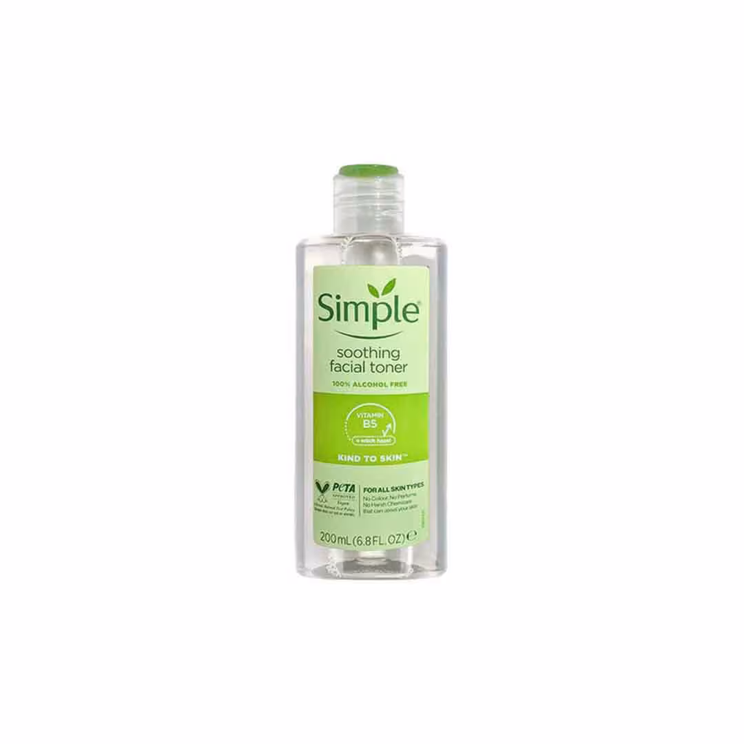 تونر سیمپل مدل Soothing Facial Toner حجم 200 میل