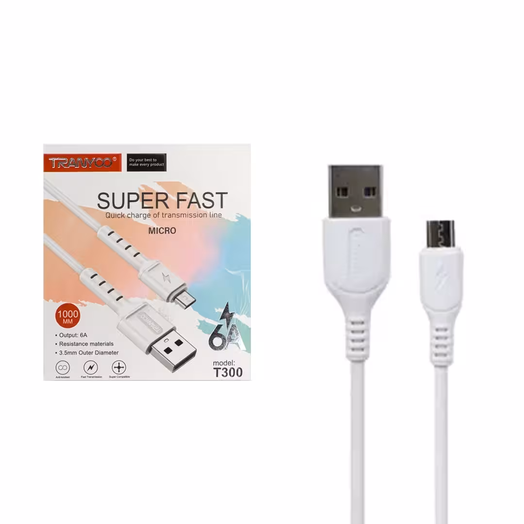کابل اندروید  TRANYOO    مدل   T300    ( فاقد گارانتی )