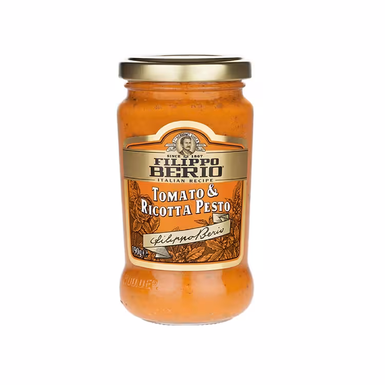 سس گوجه و پنیر پستو فیلیپو بریو Filippo Berio وزن 190 گرم